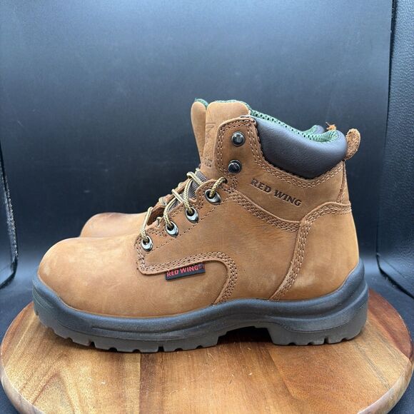 Red Wing King Toe Mens Size 6 Steel Toe Safety Work Boots 2235 *Damaged Box* main image 5